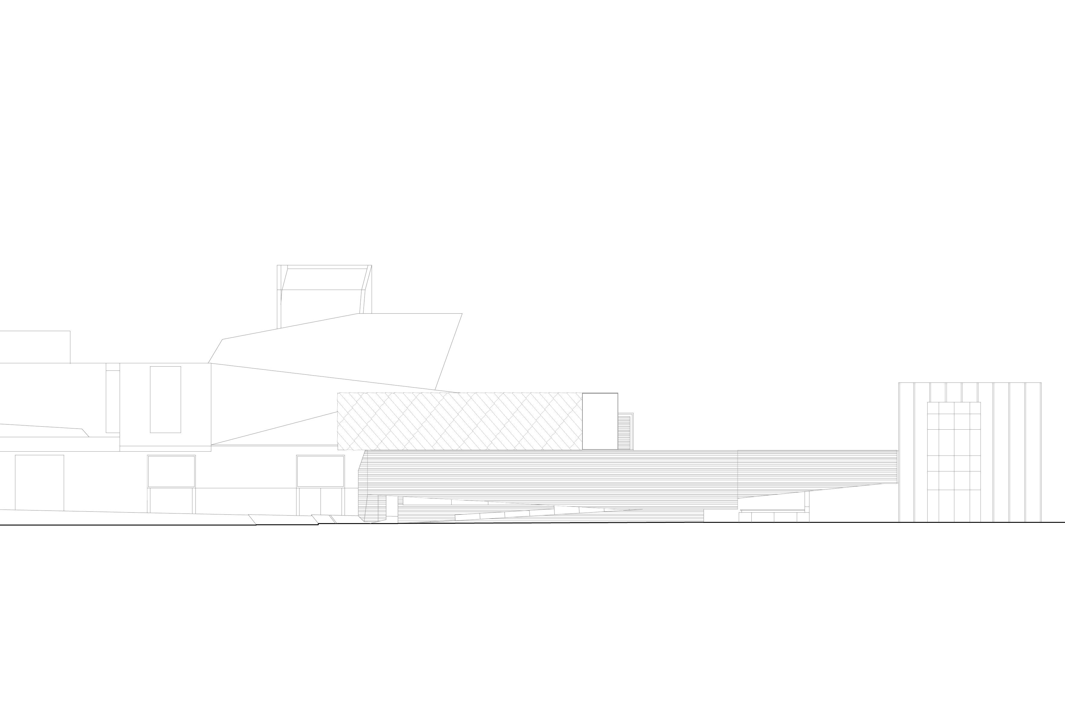 Alçado — Ampliação do Museu Marítimo de Ílhavo