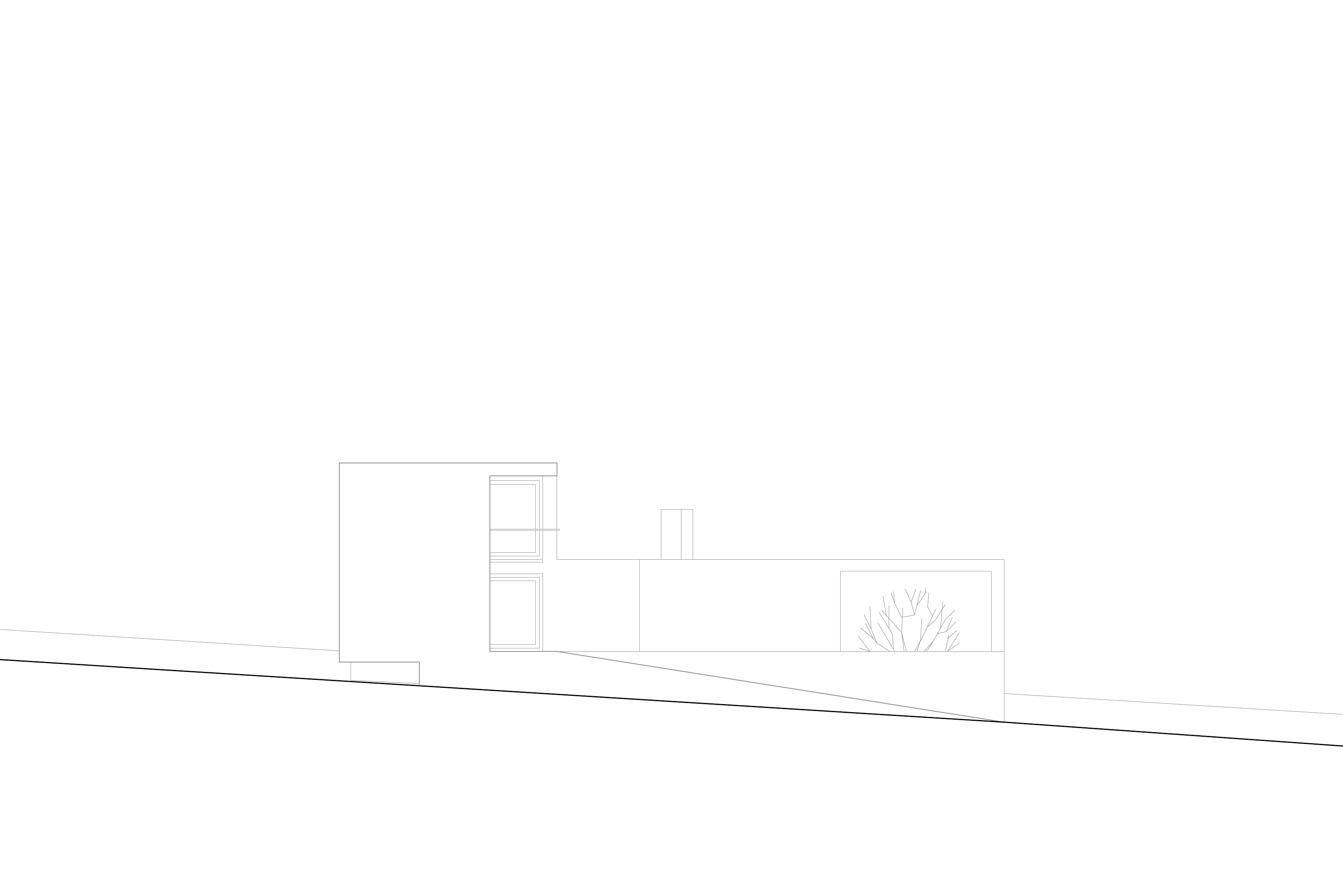 Alçado — Casa no Martinhal