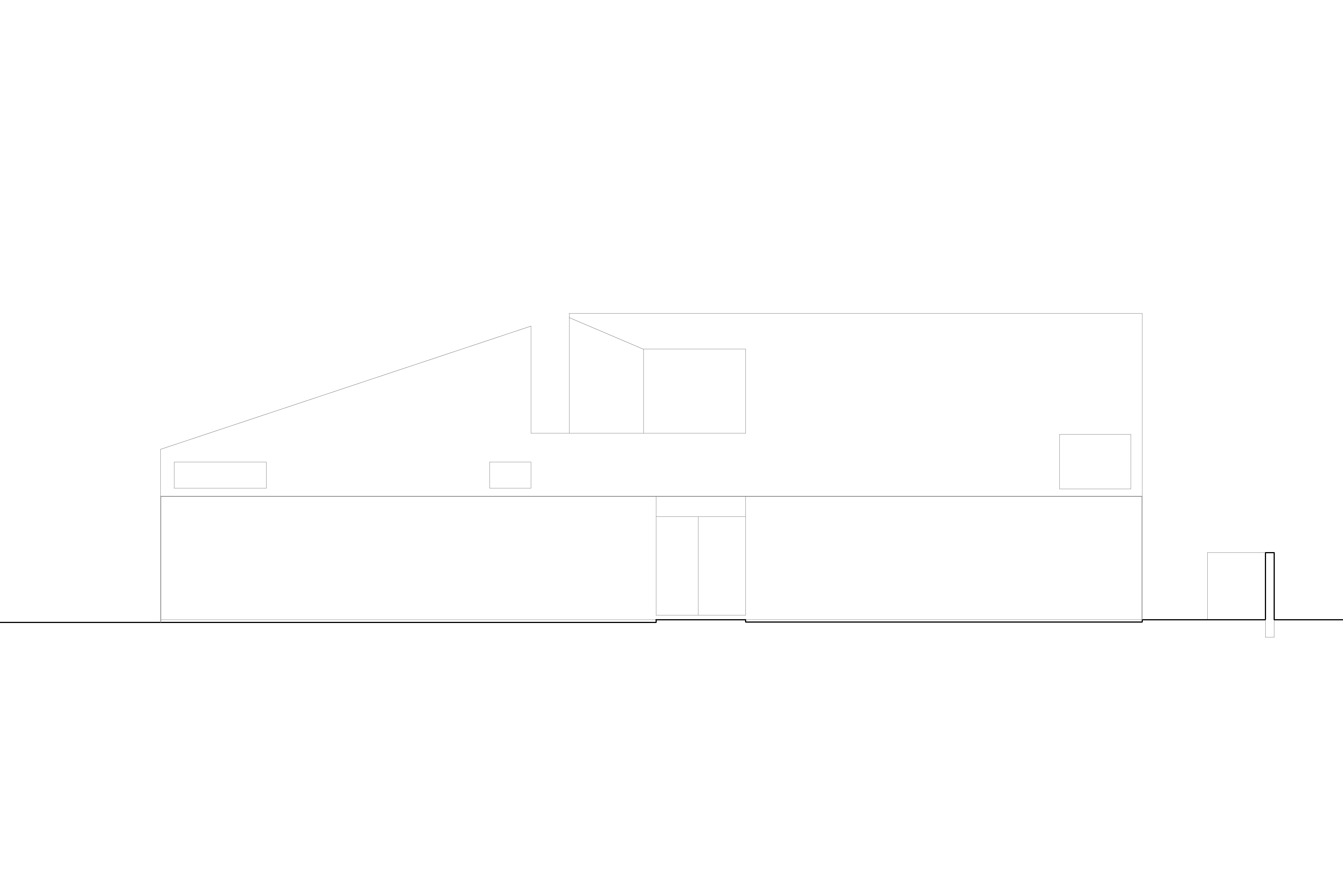 Alçado — Casa em Possanco