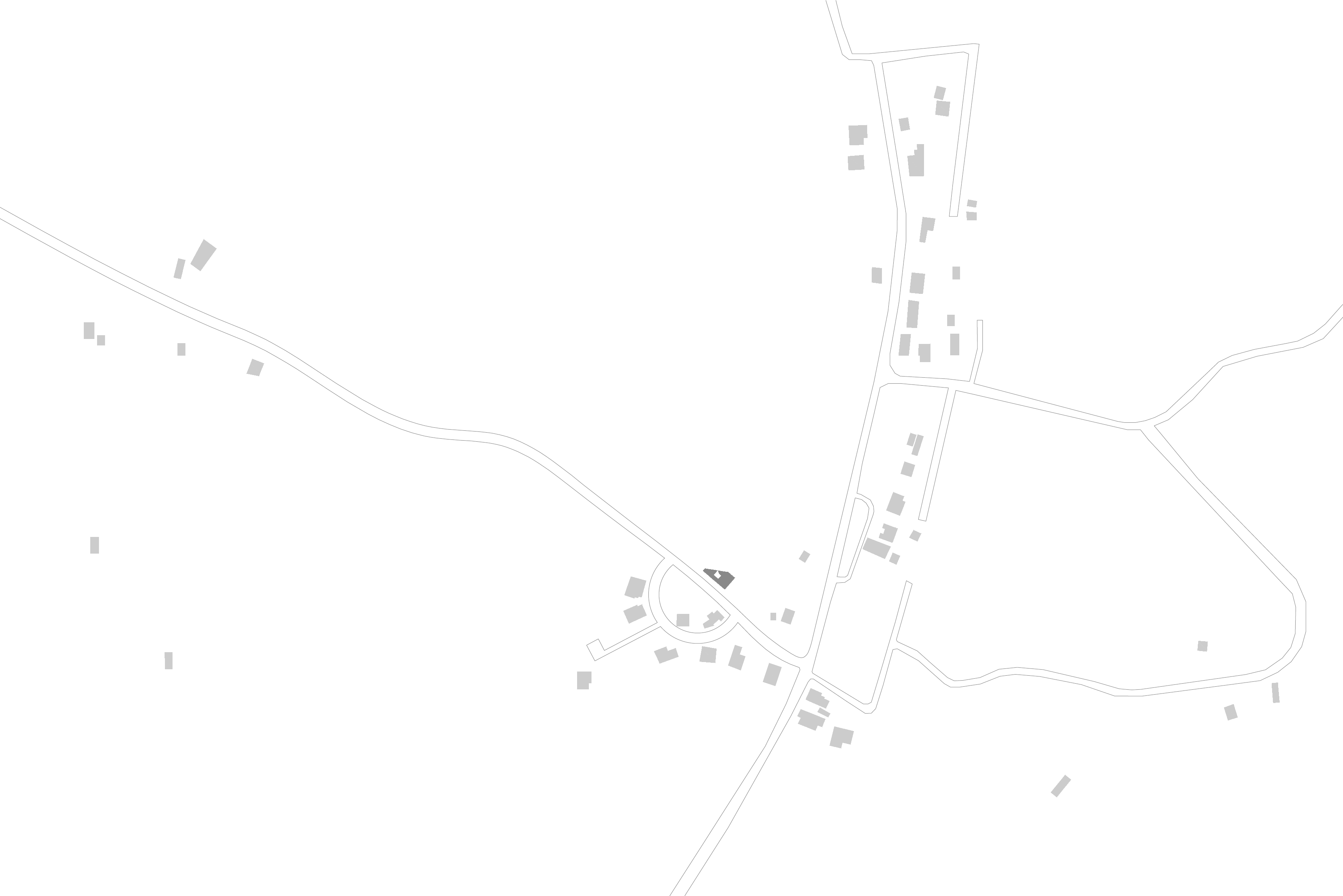 Implantação — Casa em Possanco